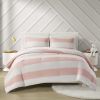 Sammie Cotton Cabana Stripe Reversible Comforter Set with Rainbow Reverse