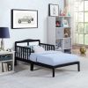 Birdie Toddler Bed Black/White