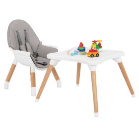 Free shipping Children's High Dining Chair Detachable Two-In-One Table And Chair  YJ