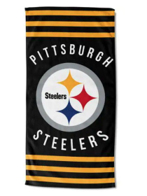 Steelers OFFICIAL "Stripe" Beach Towel