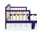 Twain Toddler Bed Blue/Natural