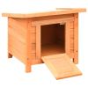 Cat House Solid Pine & Fir Wood 19.7"x18.1"x17.1"