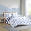 Sammie Cotton Cabana Stripe Reversible Comforter Set with Shark Reverse