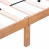 Queen Size Wood Platform Bed Frame,No Box Spring Needed,Strong Wood Slat Support, Easy Assembly