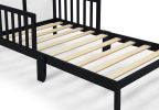 Birdie Toddler Bed Black/White