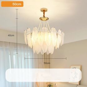 French Cream Wind Pendant Light Luxury (Option: AB-50cm three layer)