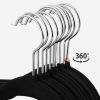 Non Slip Velvet Clothing Hangers, 100 Pack